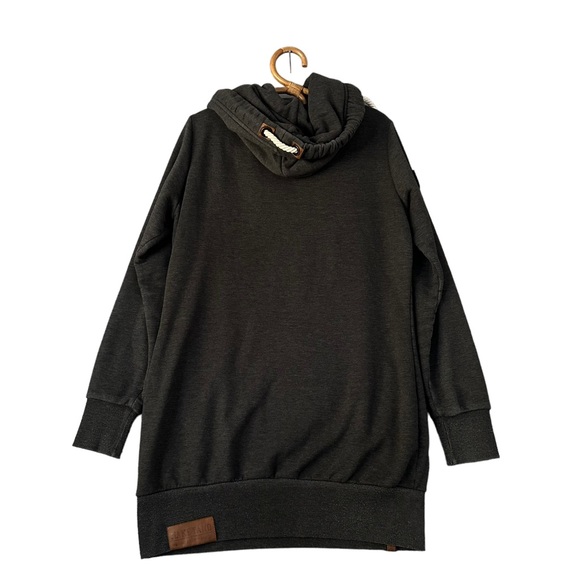 Naketano | Heathered Grey Hoodie Size XL - Picture 6 of 12